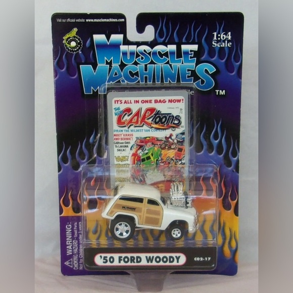 Muscle Machines 1950 '50 Ford Woody 1:64 Scale 2002 Die Cast Adult Colle… - Picture 1 of 7